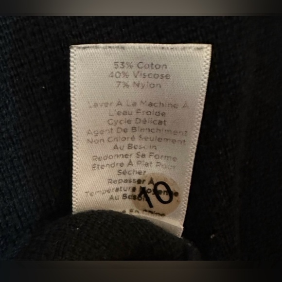 Talbots Long Sleeve Sweater Top - Black - Talbot's Size X (between 12-14) - Picture 5 of 7